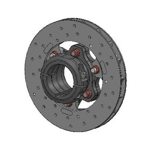 Parolin bremseskive 180x17,5mm flytende komplett stor kart