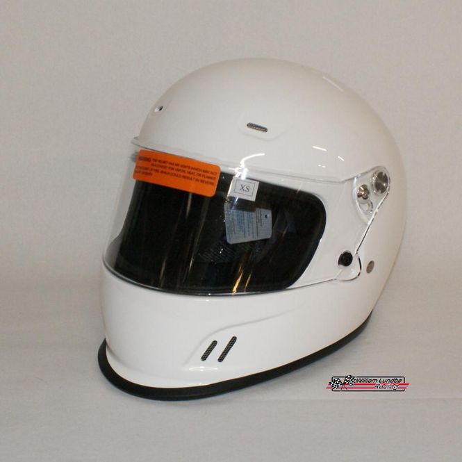 Hovedbilde SSM / Octane fullface gokart hjelm, Hvit